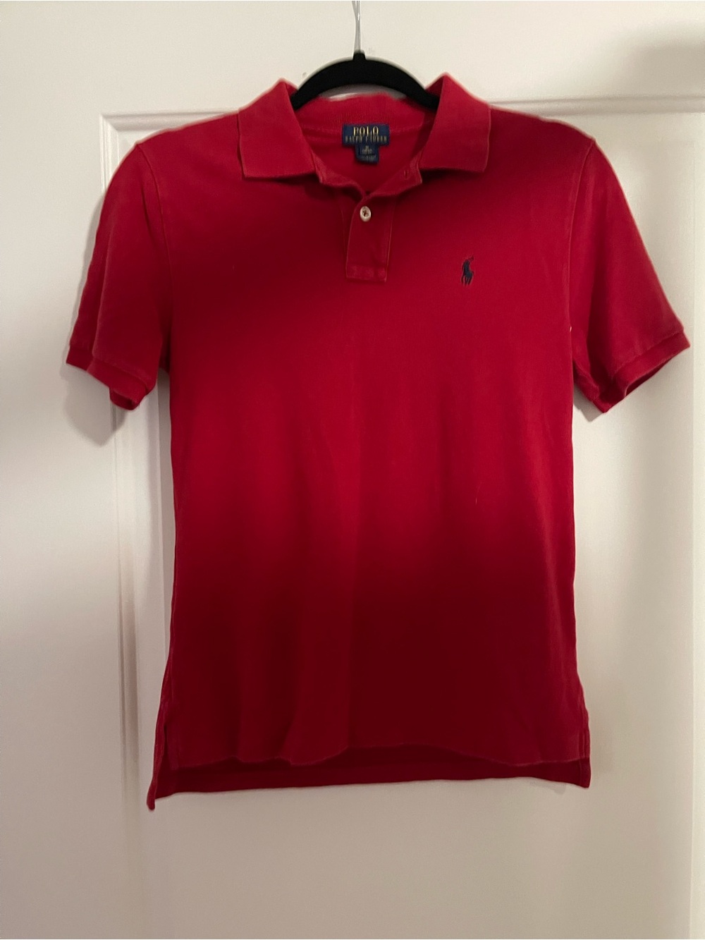 Boy’s Polo by Ralph Lauren Red Short-Sleeve Classic Polo - Size M